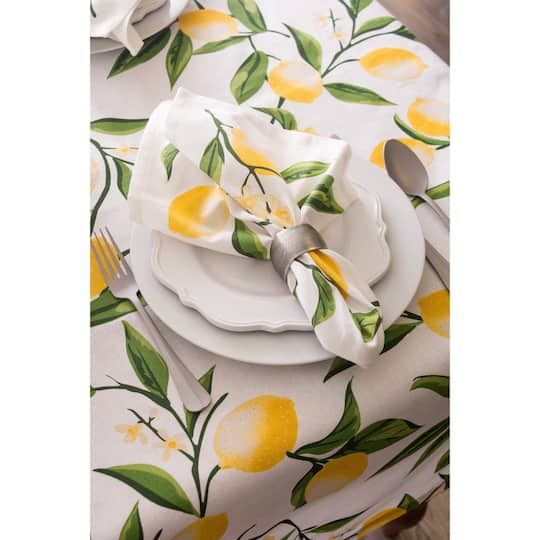 DII® Lemon Bliss Print Napkin, 6ct.